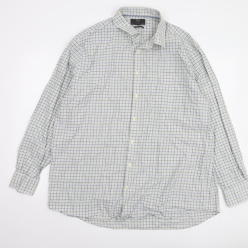 Marks and Spencer Men's Multicoloured Check Shirt 18