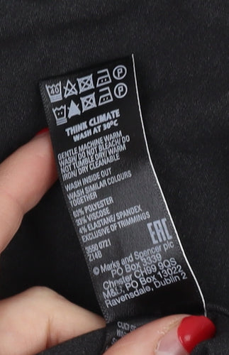 Marks and Spencer Black Women's Trousers Size 10