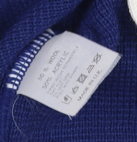 Ayrbell Women's Blue Cardigan - Size L, Buttoned