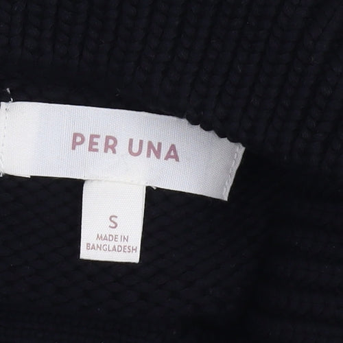 Marks and Spencer Women's Black Striped Pullover Jumper