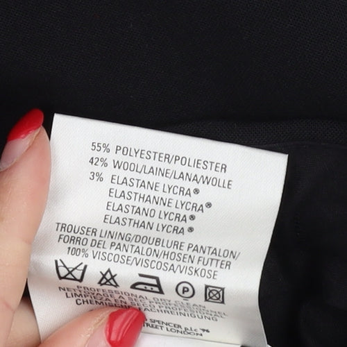 Marks and Spencer Black Women's Trousers - Medium