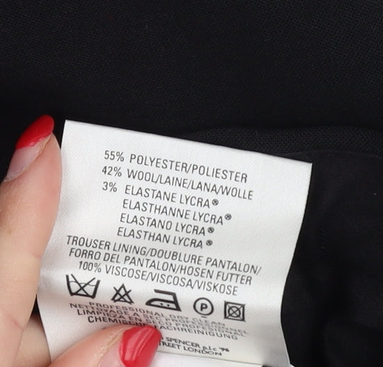 Marks and Spencer Black Women's Trousers - Medium
