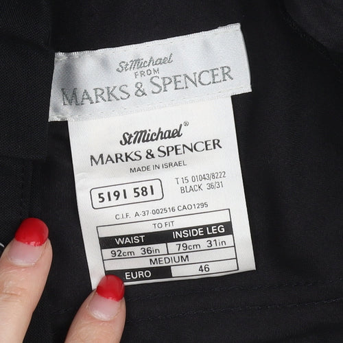 Marks and Spencer Black Women's Trousers - Medium