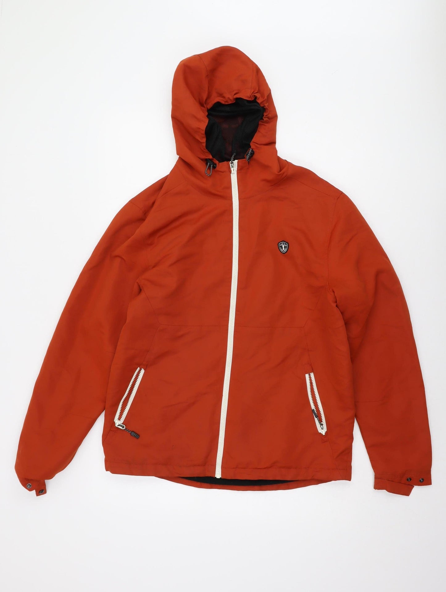Next Men's Orange Hooded Jacket Size S 36-38"