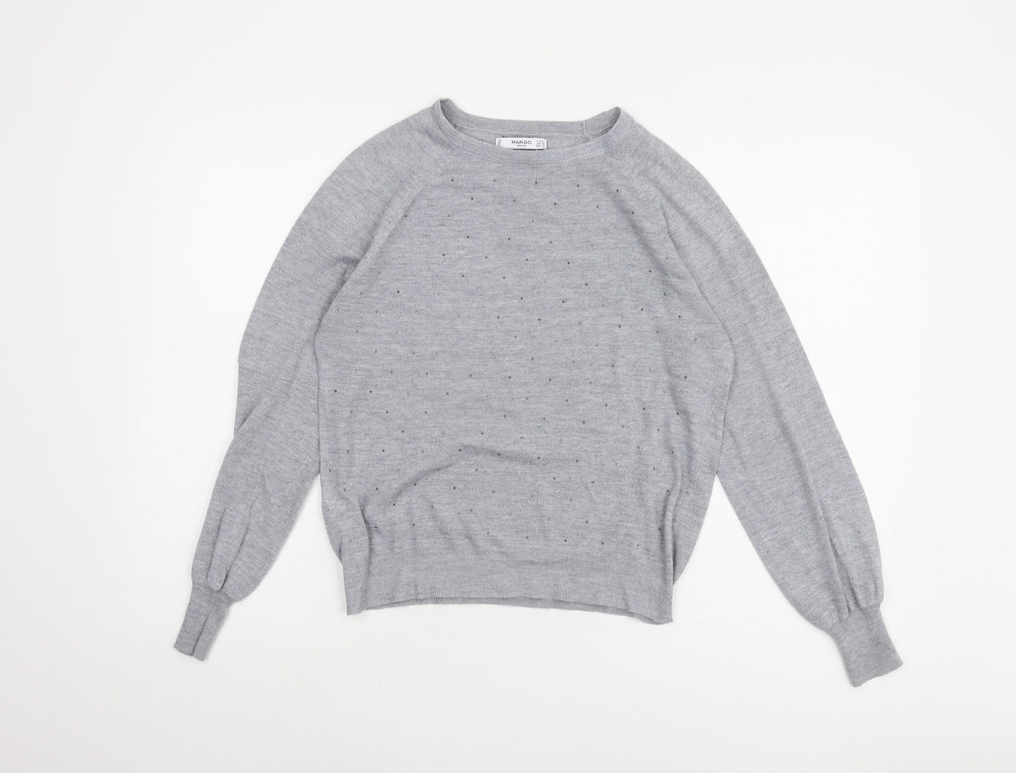 Mango Women's Grey Pullover Jumper XS
