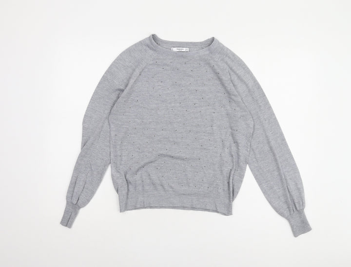 Mango Women's Grey Pullover Jumper XS
