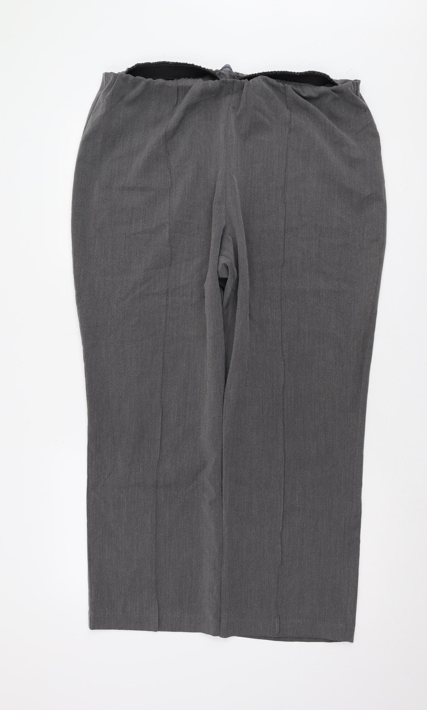 Bonmarché Women’s Grey Straight Leg Trousers Size 18