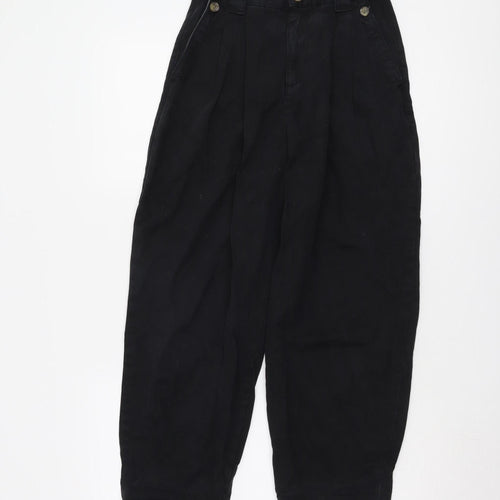 Topshop Women's Black Petite Trousers, Size 8