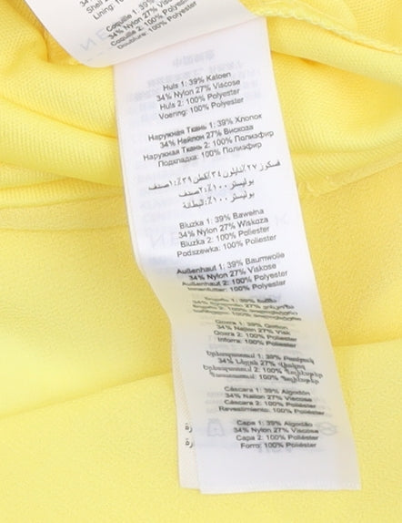 New Look Women's Yellow Maxi Dress, Size 14, Lined