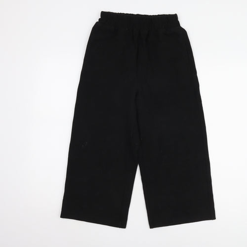 HSTYLE Women's Black Wide-Leg Trousers Size S