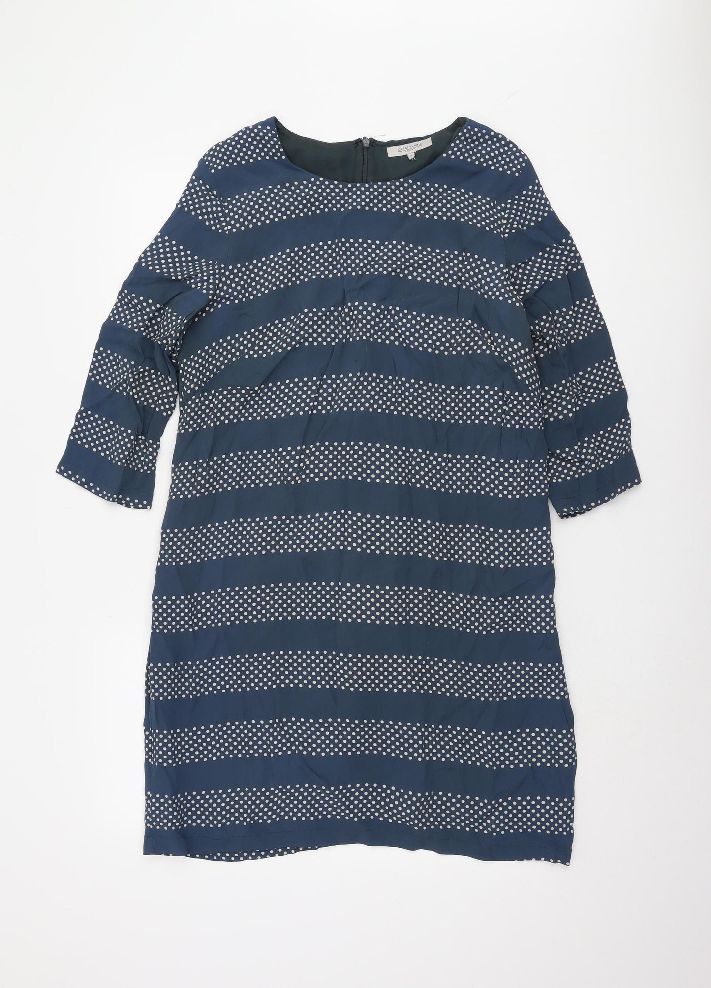 Great Plains Women's Blue XL Shift Dress