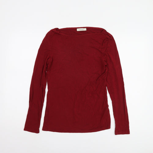 Oasis Women's Red Long Sleeve Top S