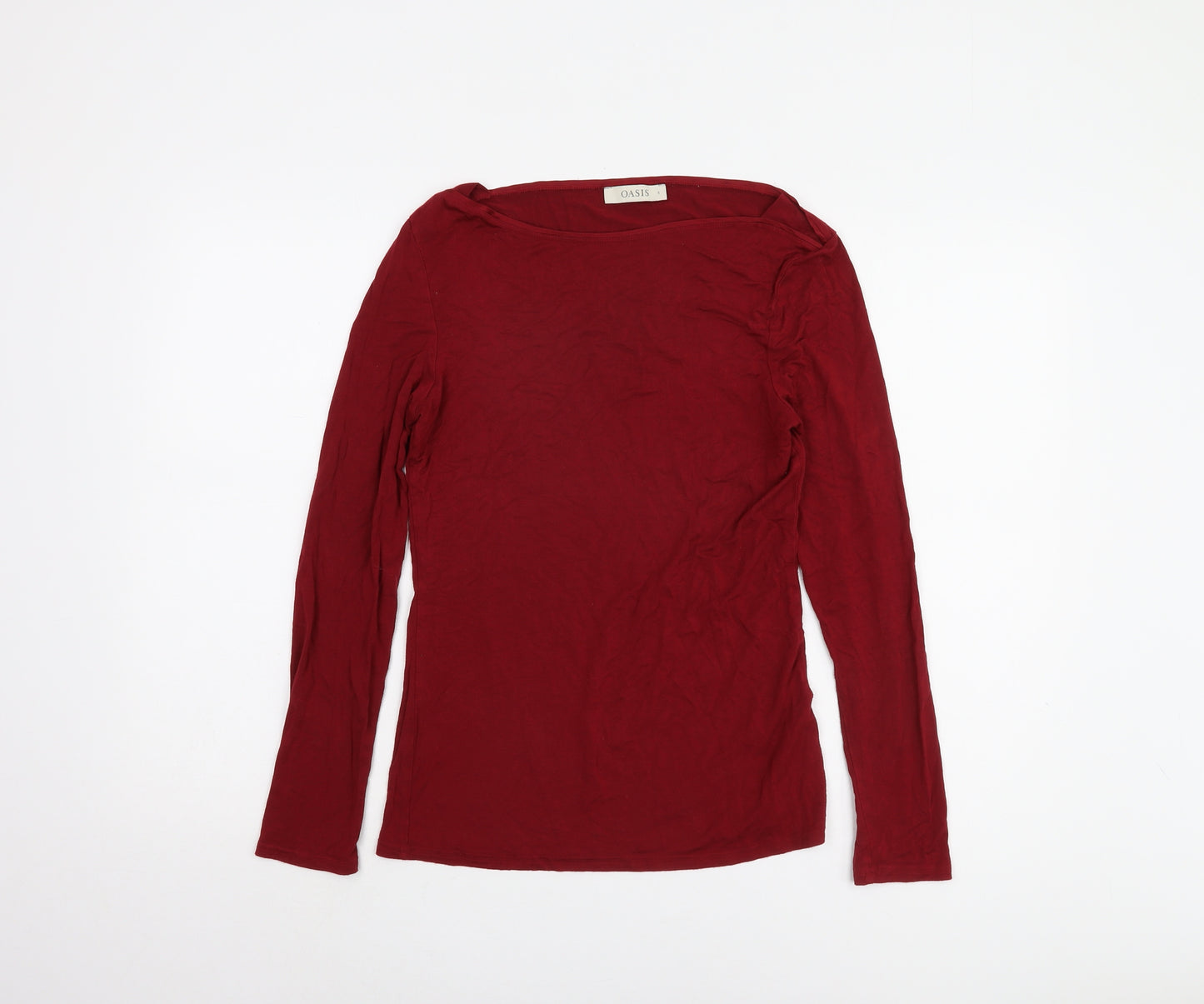 Oasis Women's Red Long Sleeve Top S
