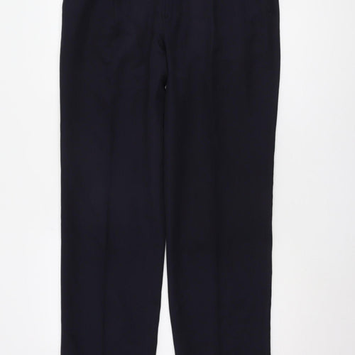 Marks and Spencer Men's Blue Trousers, Size M, Travel