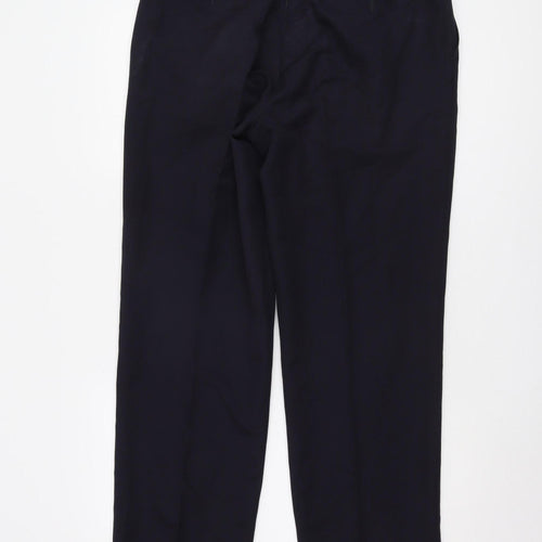Marks and Spencer Men's Blue Trousers, Size M, Travel