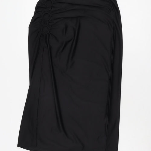 Urban Outfitters Women's Black Midi Pencil Skirt