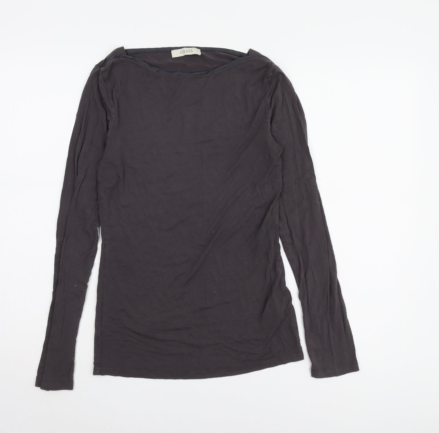 Oasis Women's Black Long Sleeve T-Shirt, Size S