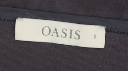 Oasis Women's Black Long Sleeve T-Shirt, Size S
