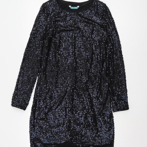 Marks and Spencer Women's Black Sequin Dress, UK 8