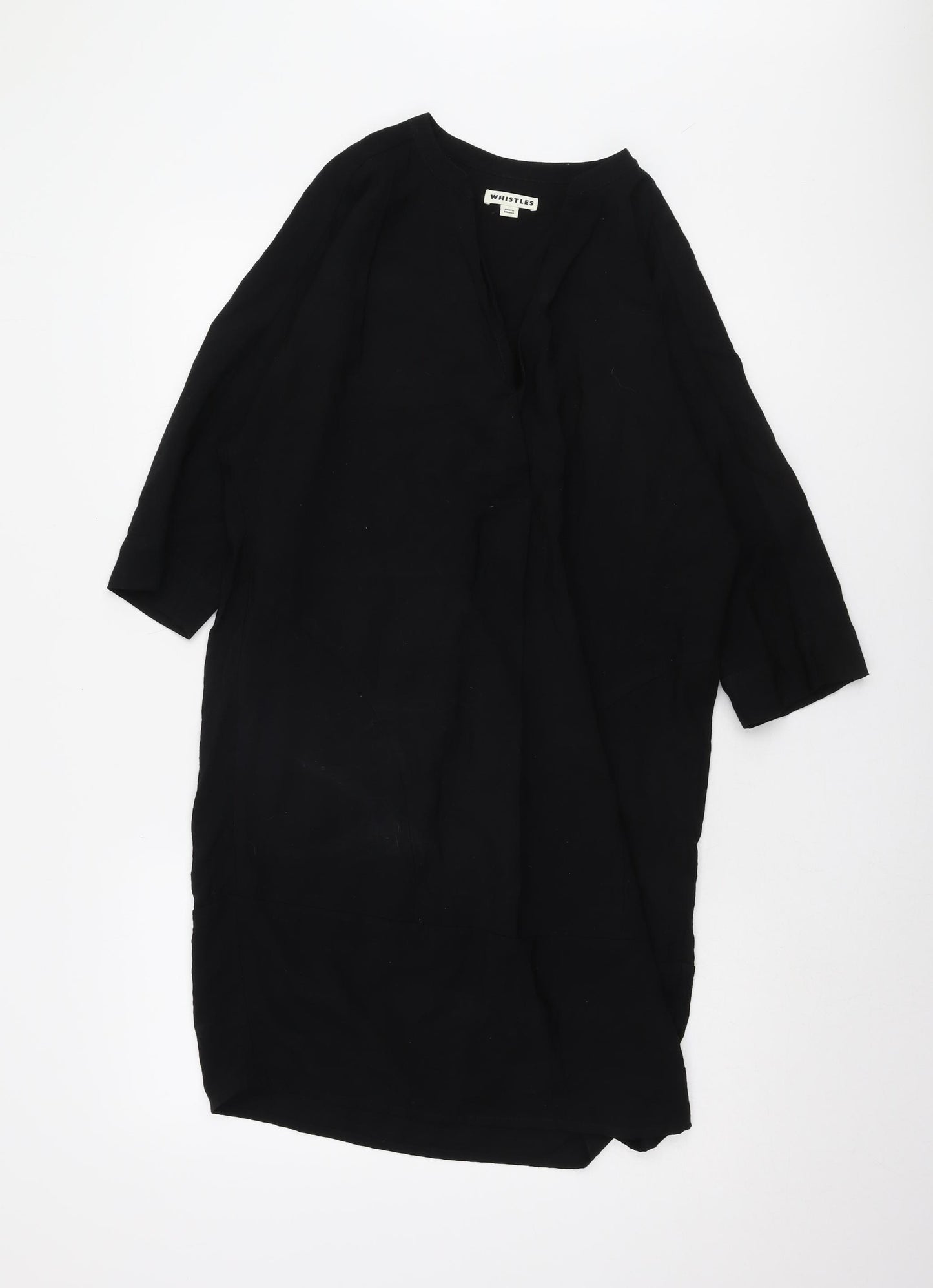 Whistles Women's Black Dress, Size S, Viscose Blend