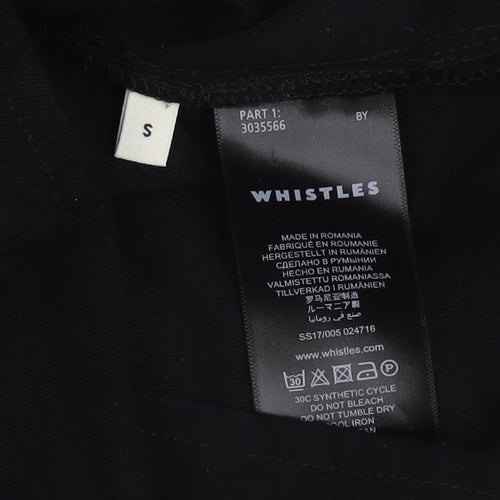 Whistles Women's Black Dress, Size S, Viscose Blend