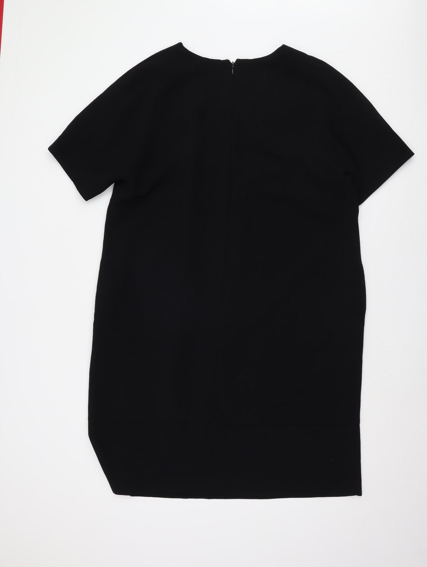 Next Women's Black Shift Dress UK Size 18 Knee Length