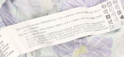 Zara Girls Multicoloured Floral Halter Dress, Size 8