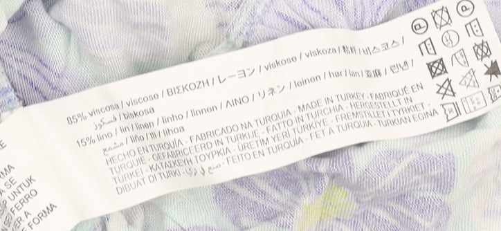 Zara Girls Multicoloured Floral Halter Dress, Size 8