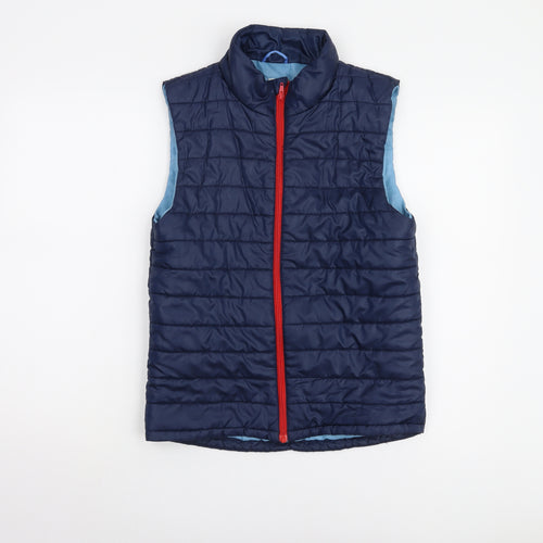 H&M Boys Blue Puffer Jacket 14 Years Casual Winter