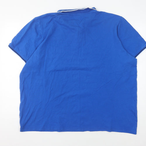 Slazenger Men's Blue Polo Shirt 4XL Short Sleeve