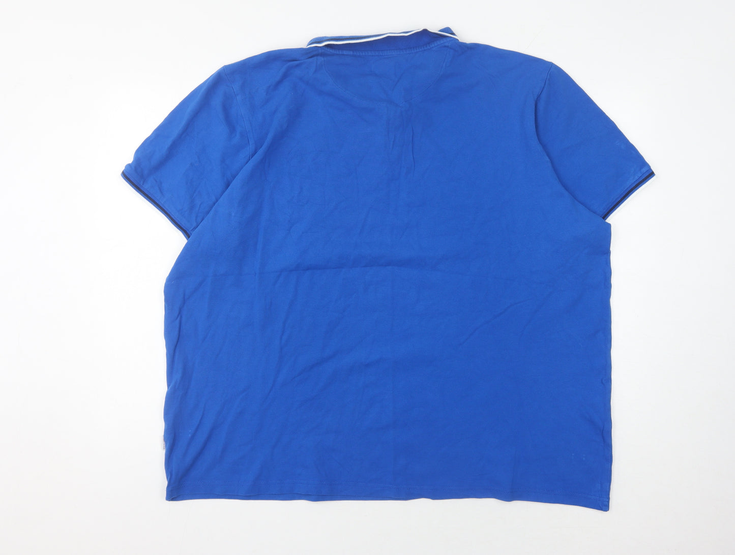 Slazenger Men's Blue Polo Shirt 4XL Short Sleeve