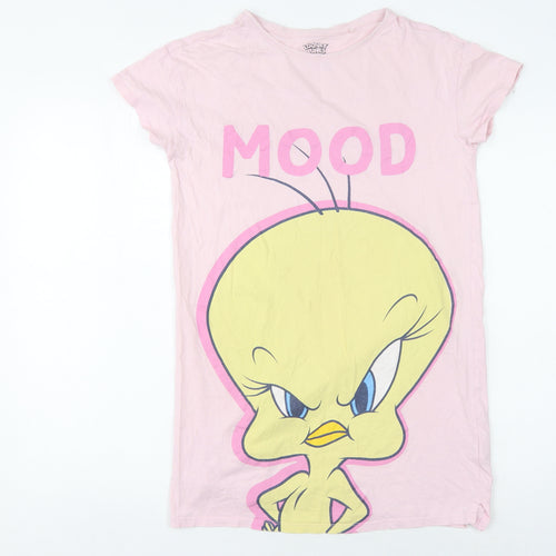 Tweety Looney Tunes Girls Pink Nightshirt Size 12 Graphic