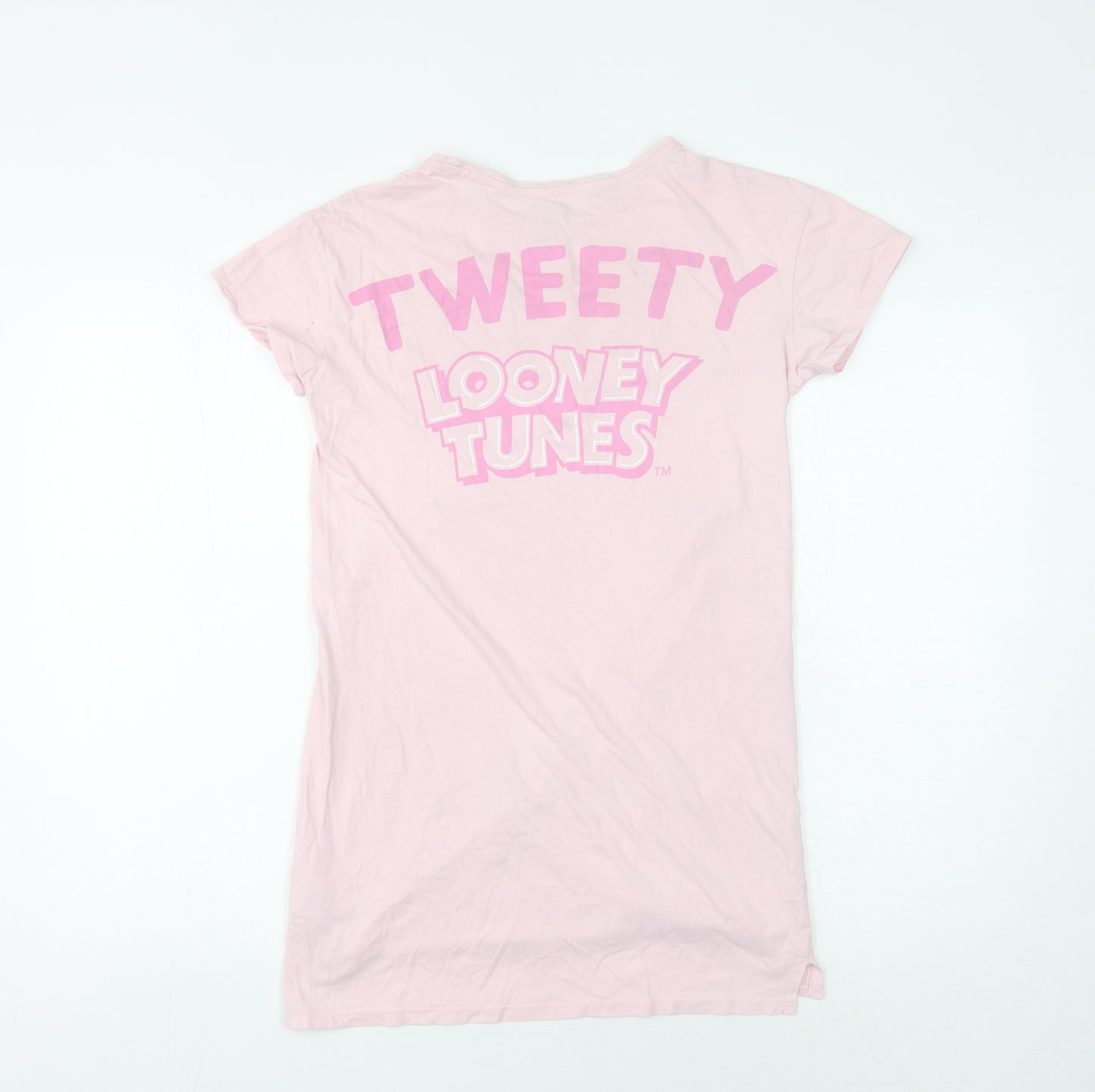 Tweety Looney Tunes Girls Pink Nightshirt Size 12 Graphic