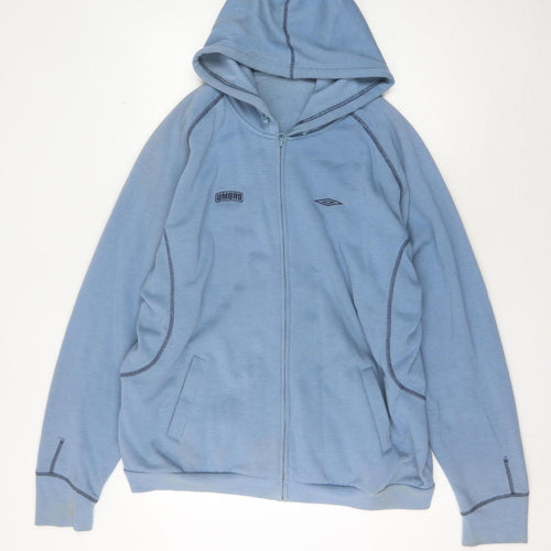 Umbro Men's Blue XL Full Zip Hoodie