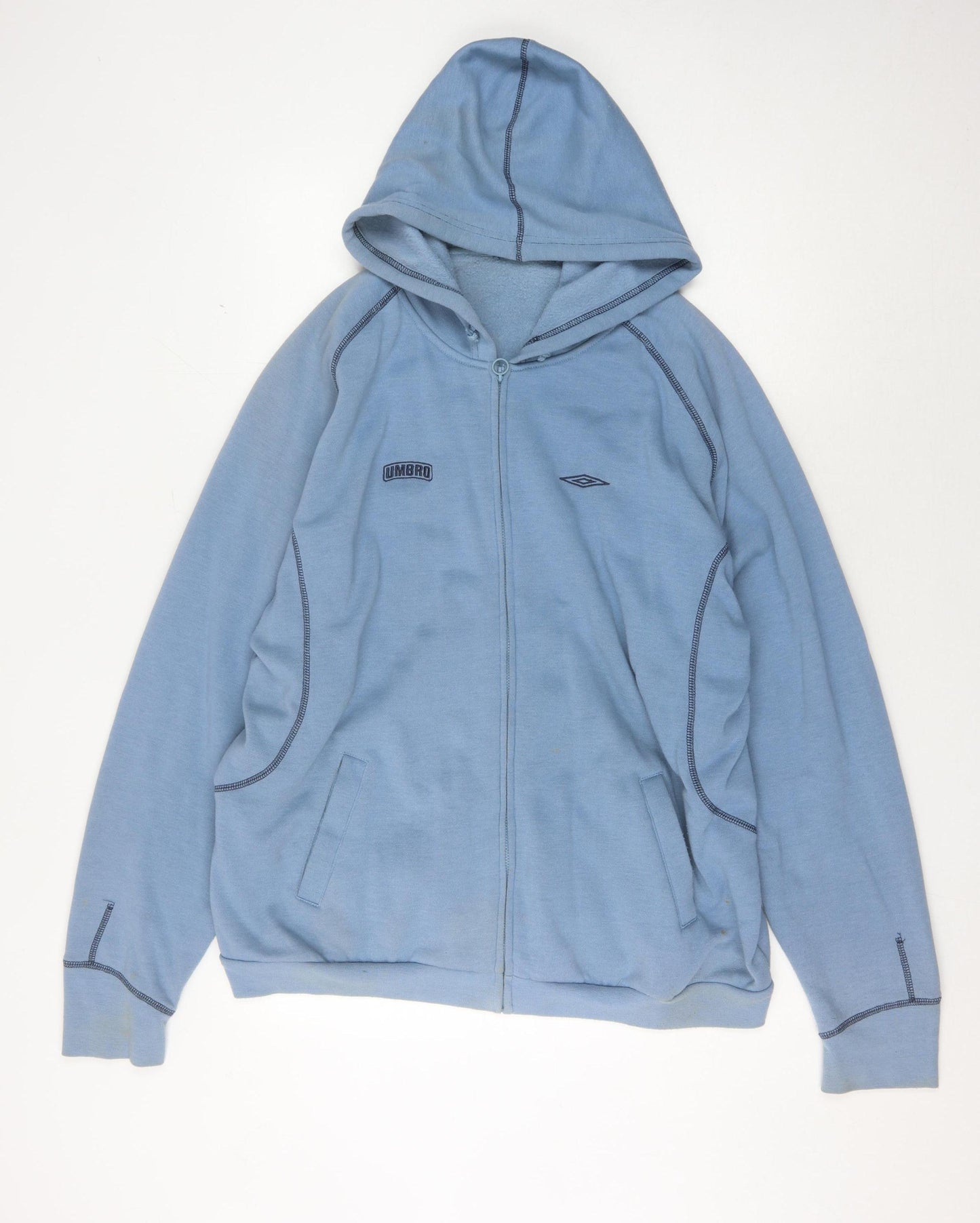 Umbro Men's Blue XL Full Zip Hoodie