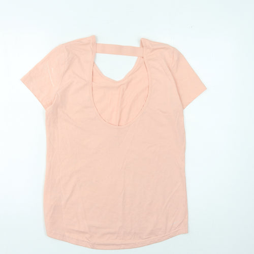 Adidas Women's Pink M Basic T-Shirt Climalite