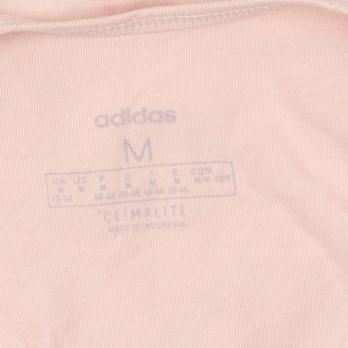 Adidas Women's Pink M Basic T-Shirt Climalite