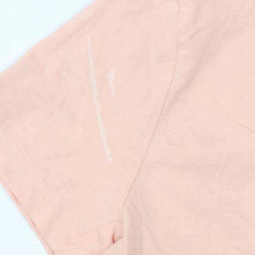 Adidas Women's Pink M Basic T-Shirt Climalite