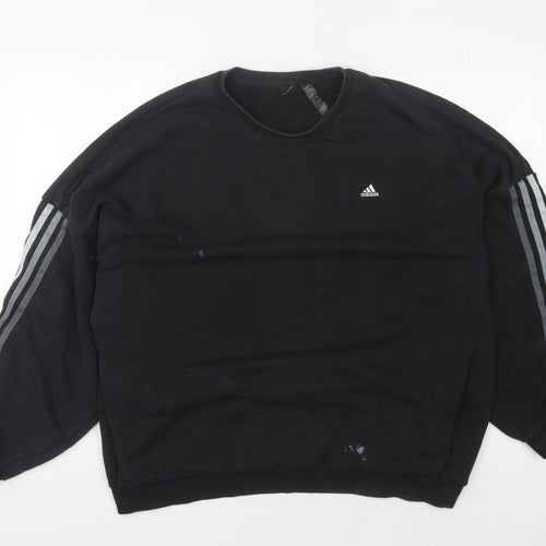 Adidas Men's Black XL Pullover Sweatshirt