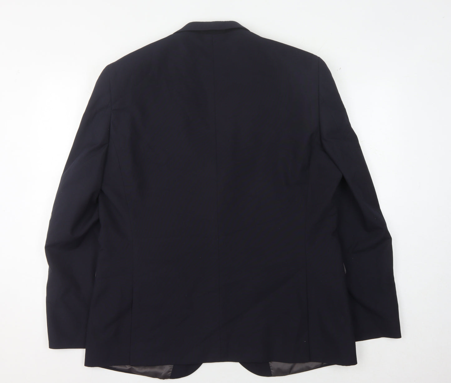 Next Men's Blue Blazer Jacket, Regular Fit, Size 46R