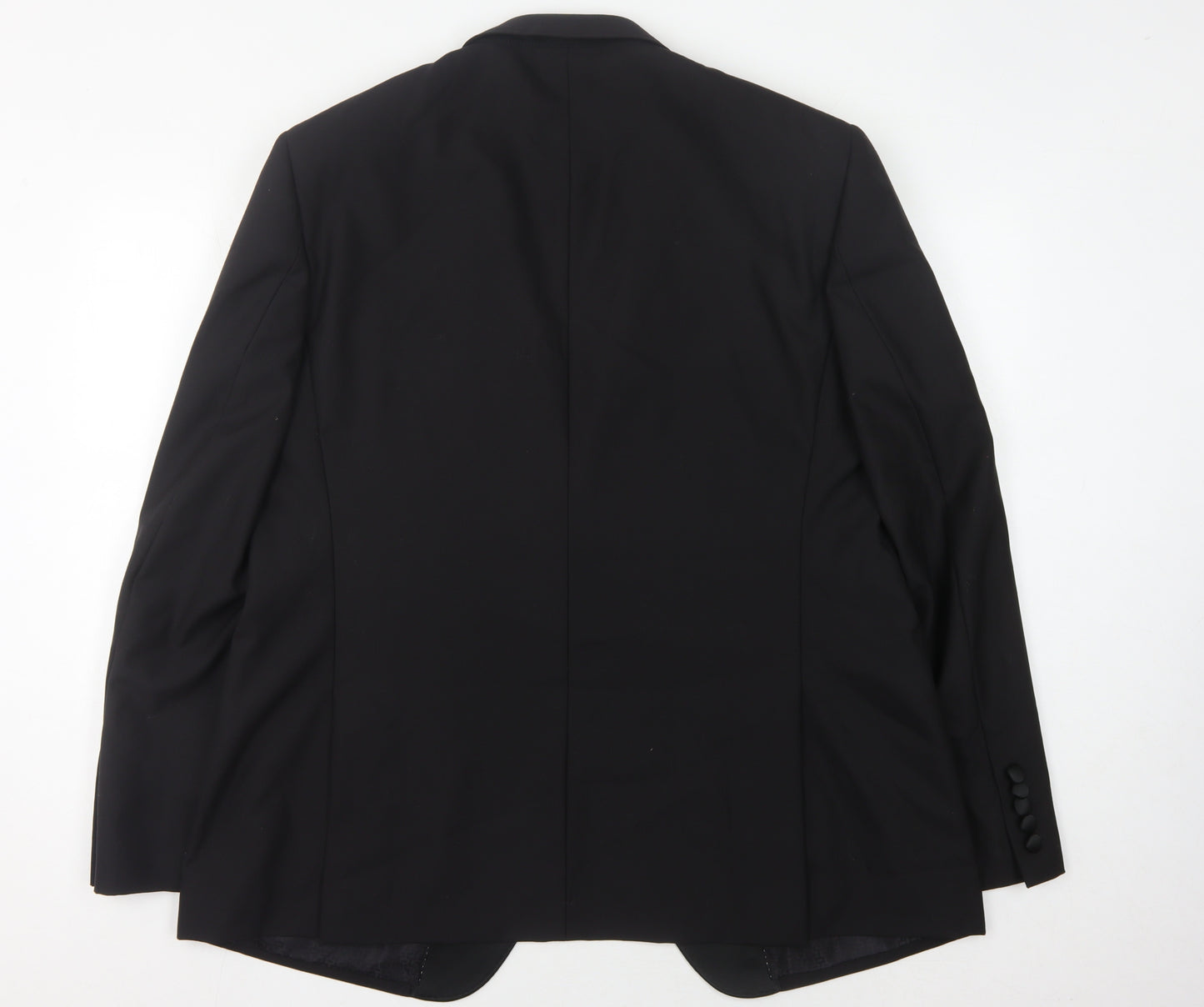 Marks and Spencer Men's Black Wool Blazer, Size 46R