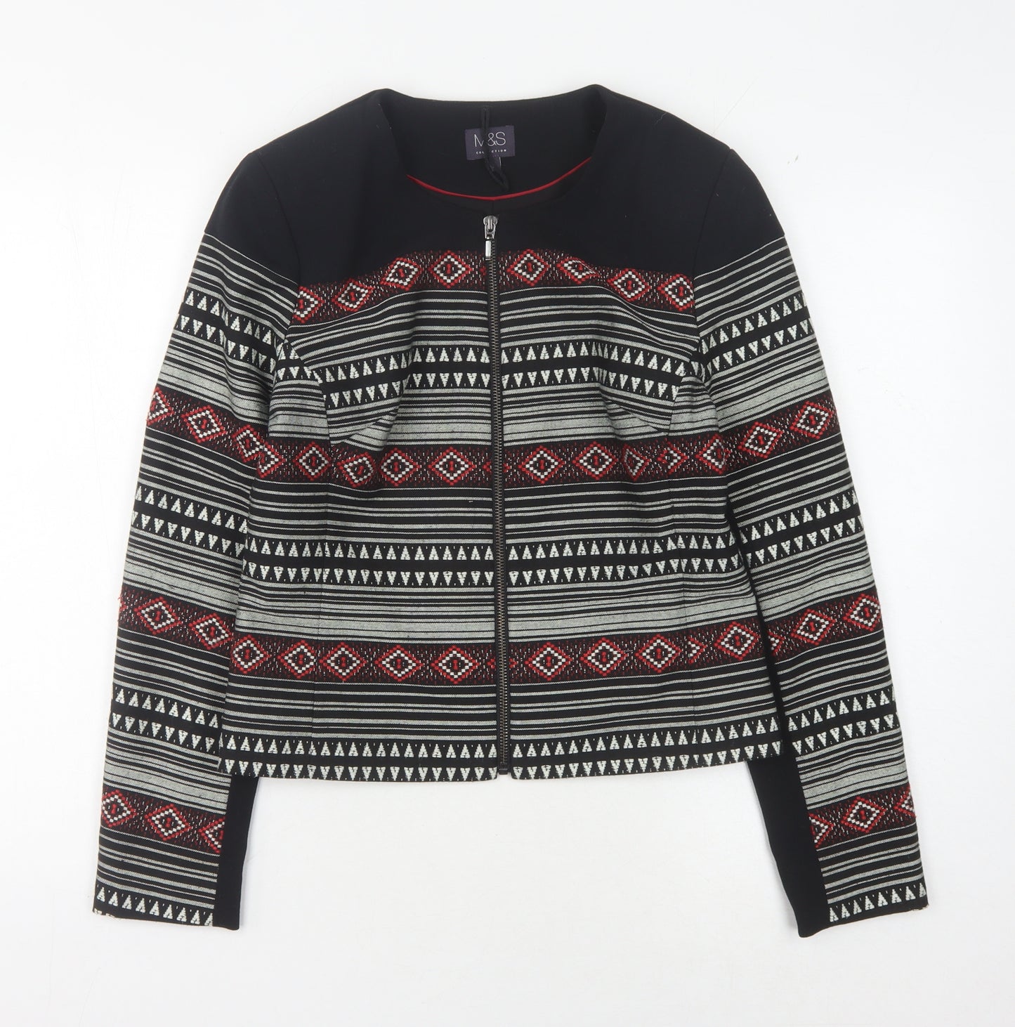 Marks and Spencer Women's Multicoloured Geometric Jacket
