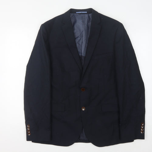 Marks and Spencer Men's Blue Blazer, Size 42R