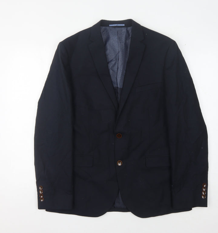 Marks and Spencer Men's Blue Blazer, Size 42R