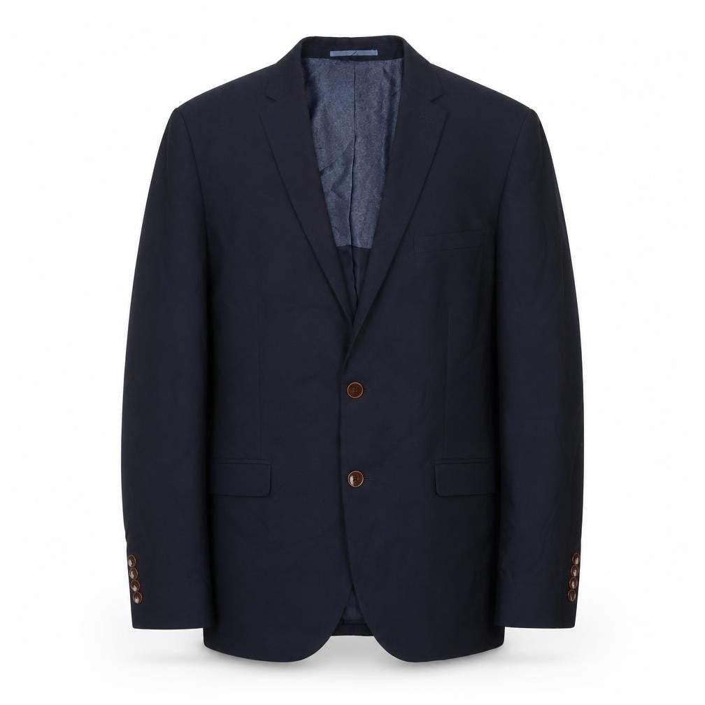 Front view of Marks & Spencer Men's Blue Blazer, size 42R