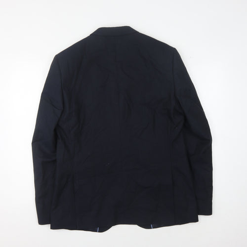 Marks and Spencer Men's Blue Blazer, Size 42R