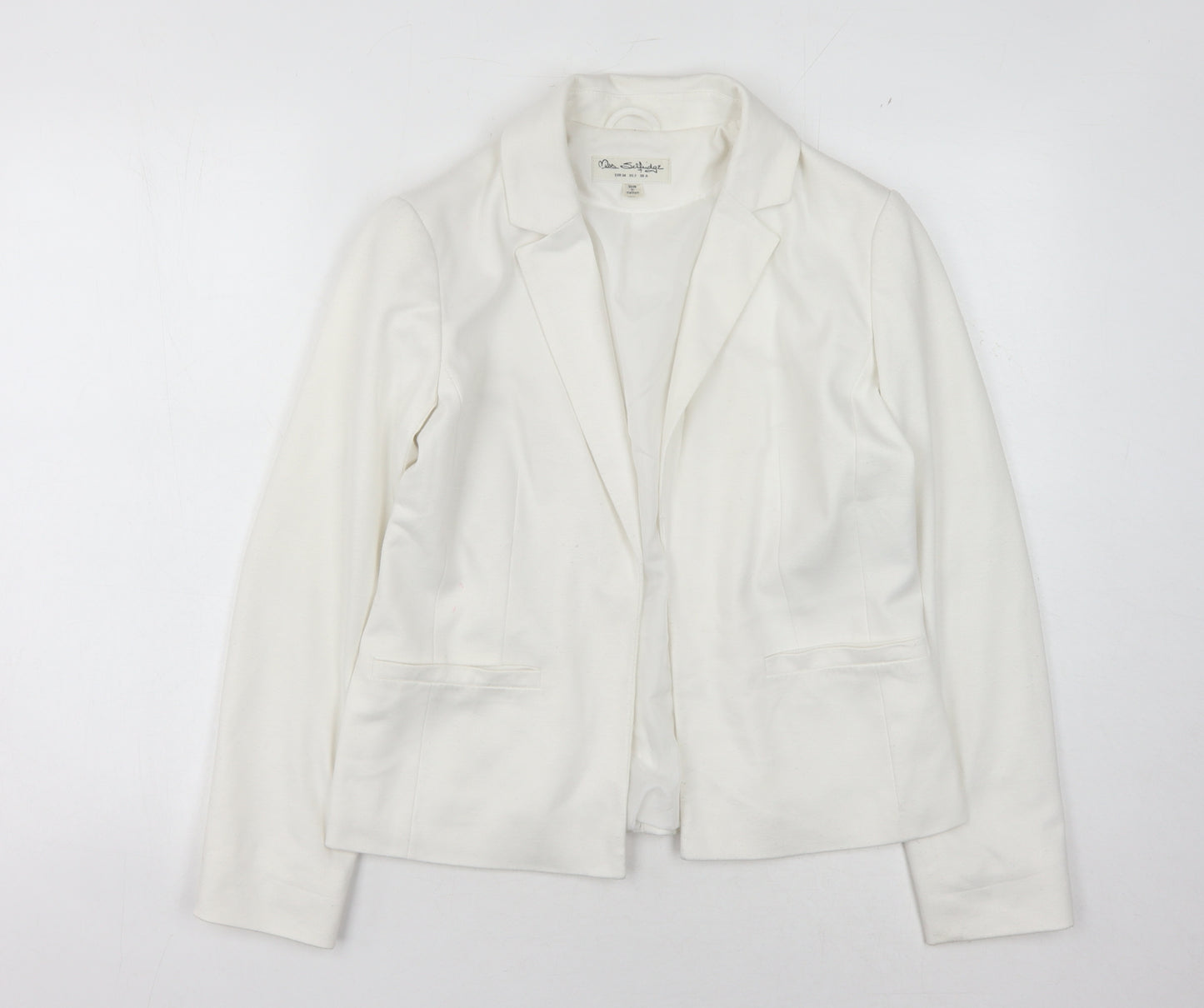 Miss Selfridge Women's White Blazer Size 6