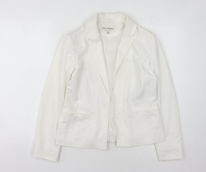 Miss Selfridge Women's White Blazer Size 6