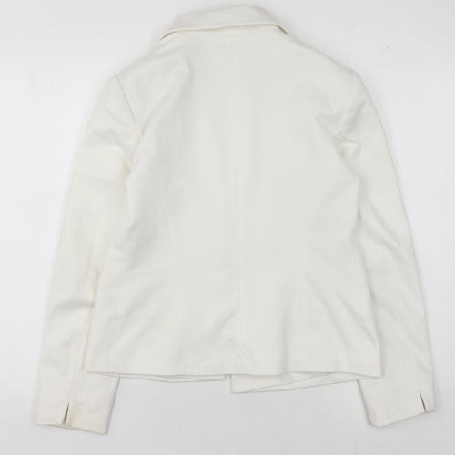 Miss Selfridge Women's White Blazer Size 6
