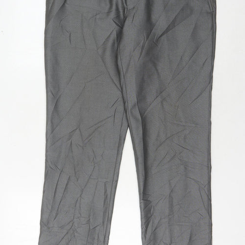 Next Men's Grey Dress Pants, Size 32L, Stylish & Formal